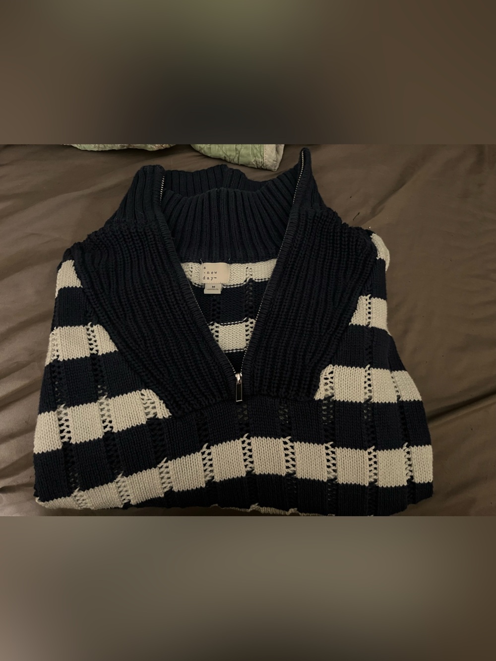 Knit Zip Sweater